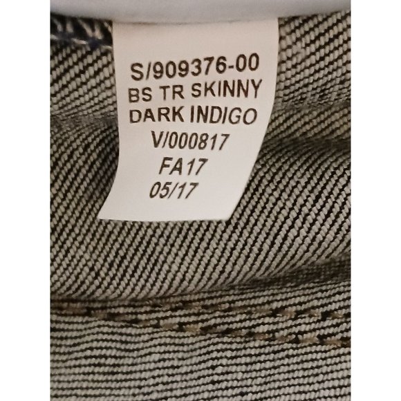 GAP 1969 31/12S Dark Indigo Blue Truly Skinny Jeans 26" inseam - Picture 5 of 7